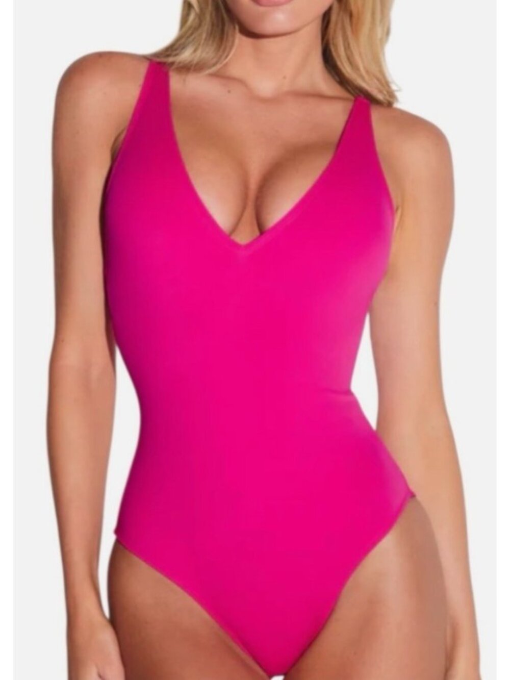 NEW TA3 Plungey Pink One-Piece Swimsuit XS Short Shaping Beach Vacation